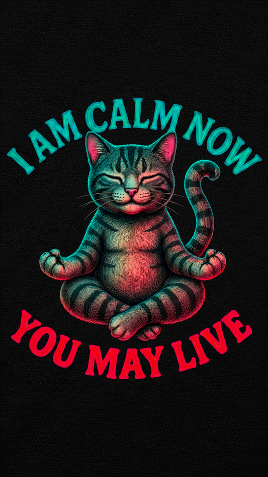 I Am Calm Now, You May Live — Khloe the Cat