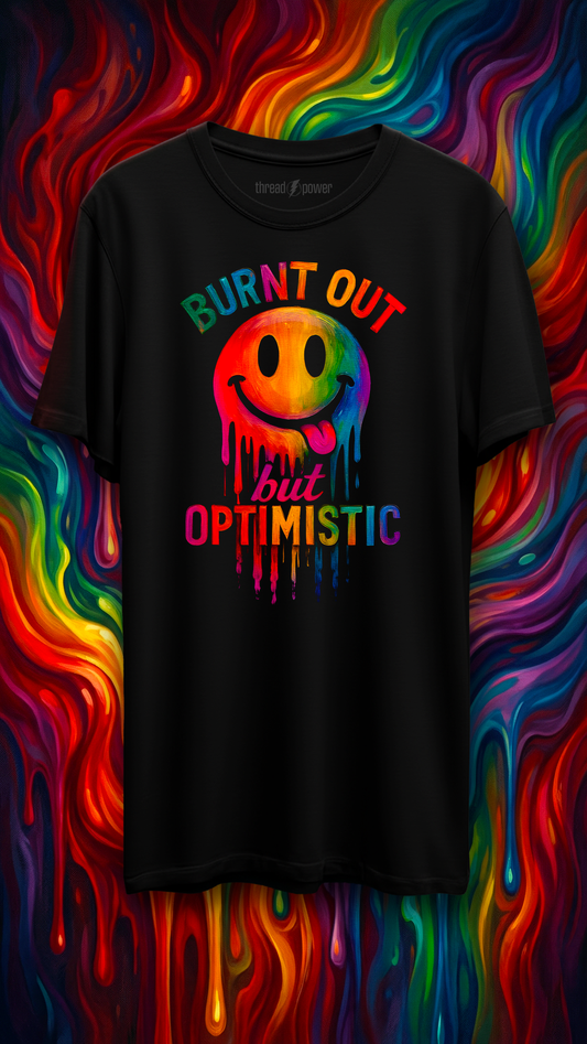 Burnt Out But Optimistic Smiley